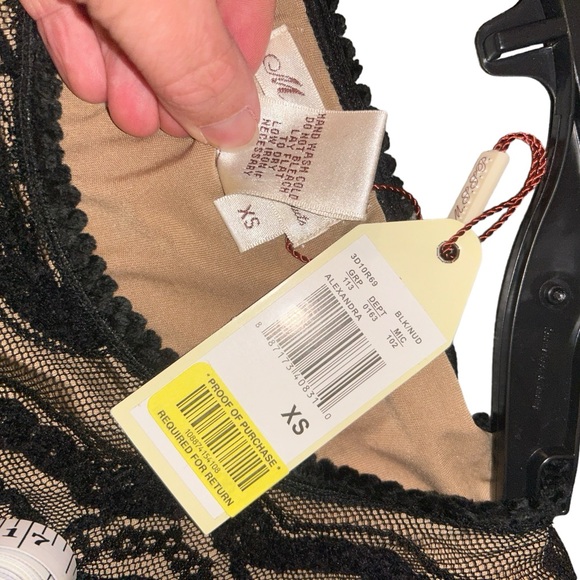 M.S.S.P. Alexandra Dress - Black - Size XS Extra Small Bodycon - Picture 6 of 7